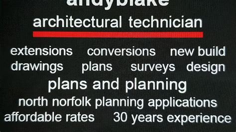 andyblake - architectural technician - Holt PLANS+PLANNING